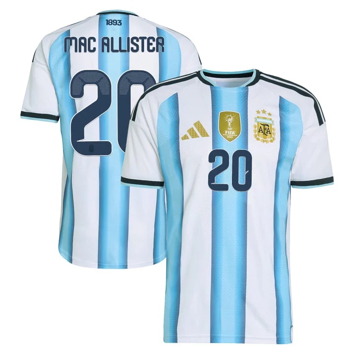 MEN'S ARGENTINA 2026 NATIONAL TEAM JERSEY HOME#20 ALEXIS MAC ALLISTER