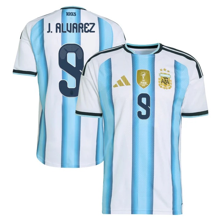 MEN'S ARGENTINA 2026 NATIONAL TEAM JERSEY HOME#9 JULIAN ALVAREZ