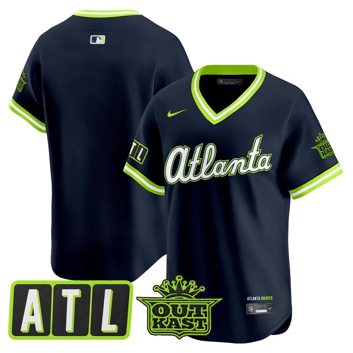 MEN'S ATLANTA BRAVES 2026 CITY CONNECT X OUTKAST VAPOR PREMIER LIMITED JERSEY ATLIEN BLANK