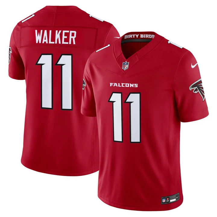 MEN'S ATLANTA FALCONS 2026 VAPOR LIMITED JERSEY RED#11 JALON  WALKER