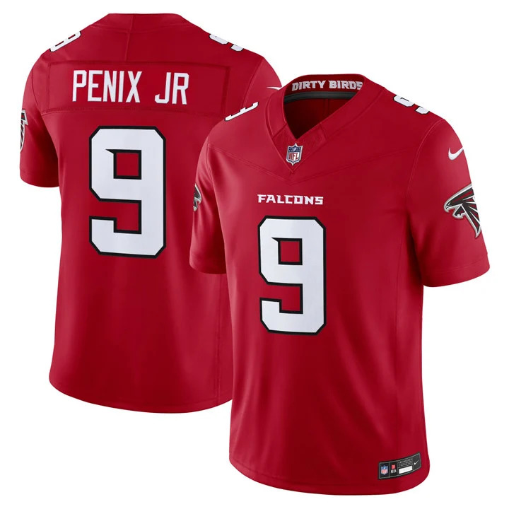 MEN'S ATLANTA FALCONS 2026 VAPOR LIMITED JERSEY RED#9  MICHAEL PENIX JR.
