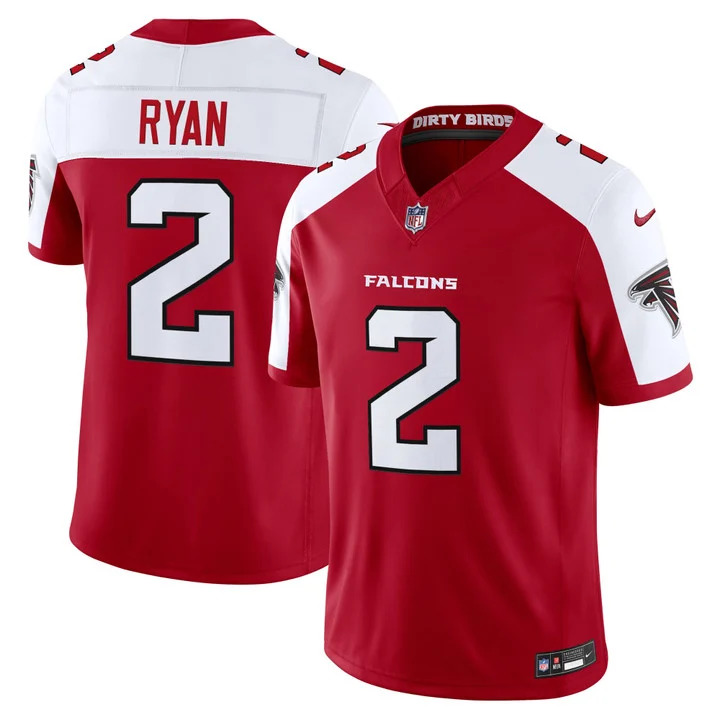 MEN'S ATLANTA FALCONS 2026 VAPOR LIMITED JERSEY RED ALTERNATE#2 MATT RYAN