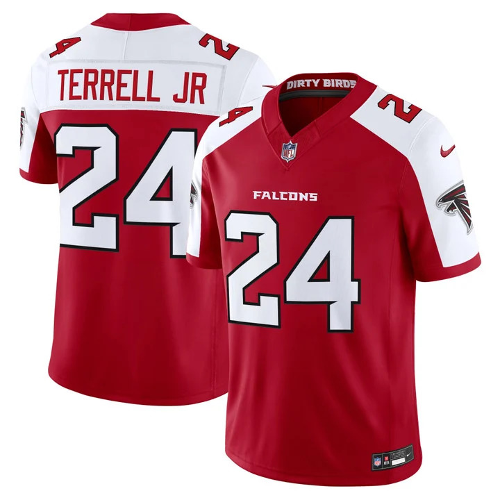 MEN'S ATLANTA FALCONS 2026 VAPOR LIMITED JERSEY RED ALTERNATE#24 A.J. TERRELL
