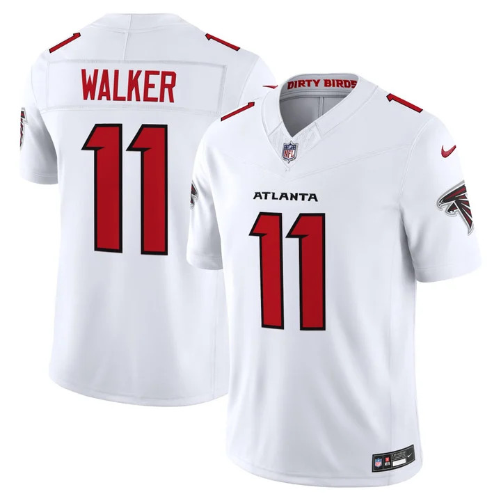 MEN'S ATLANTA FALCONS 2026 VAPOR LIMITED JERSEY WHITE#11 JALON  WALKER