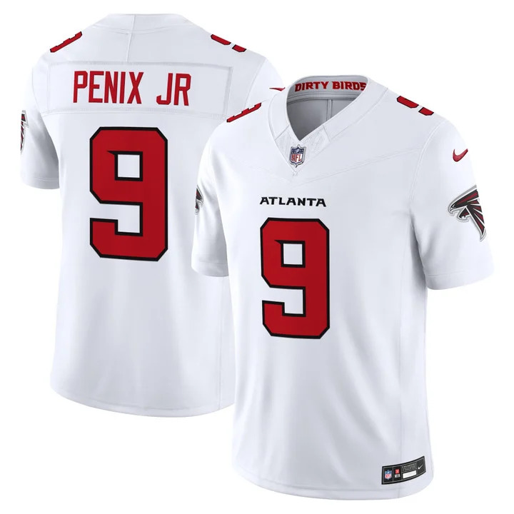 MEN'S ATLANTA FALCONS 2026 VAPOR LIMITED JERSEY WHITE#9  MICHAEL PENIX JR.