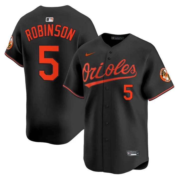 MEN'S BALTIMORE ORIOLES 2026 VAPOR PREMIER LIMITED JERSEY BLACK#5 BROOKS ROBINSON