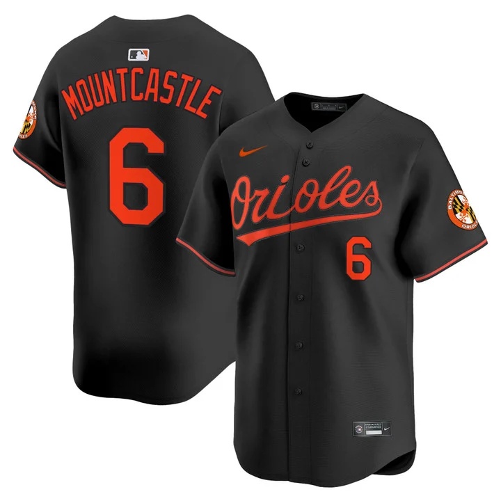 MEN'S BALTIMORE ORIOLES 2026 VAPOR PREMIER LIMITED JERSEY BLACK#6 RYAN MOUNTCASTLE
