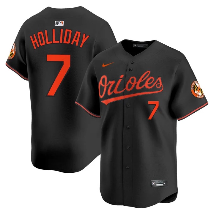 MEN'S BALTIMORE ORIOLES 2026 VAPOR PREMIER LIMITED JERSEY BLACK#7 JACKSON HOLLIDAY