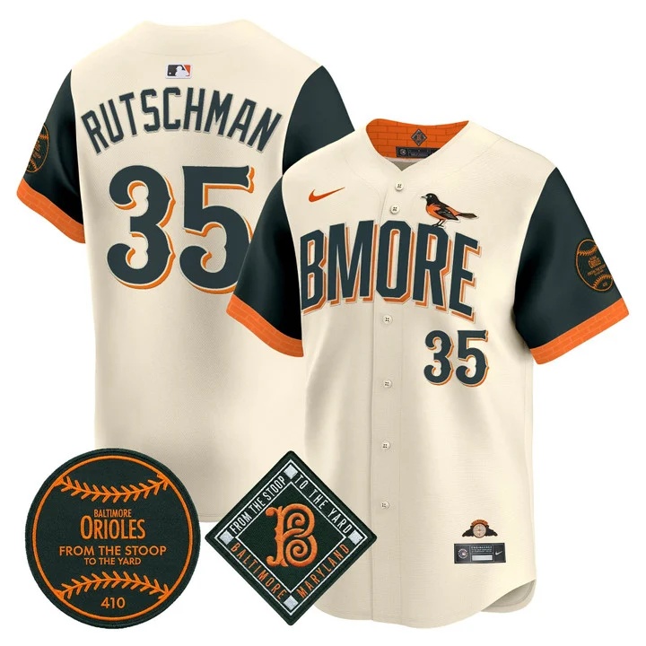 MEN'S BALTIMORE ORIOLES 2026 VAPOR PREMIER LIMITED JERSEY CITY CONNECT#35 ADLEY RUTSCHMAN