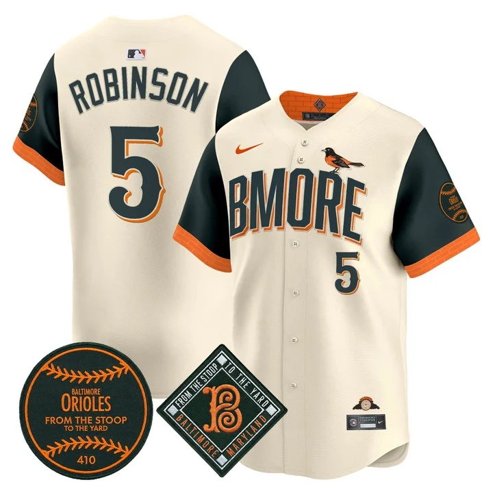 MEN'S BALTIMORE ORIOLES 2026 VAPOR PREMIER LIMITED JERSEY CITY CONNECT#5 BROOKS ROBINSON