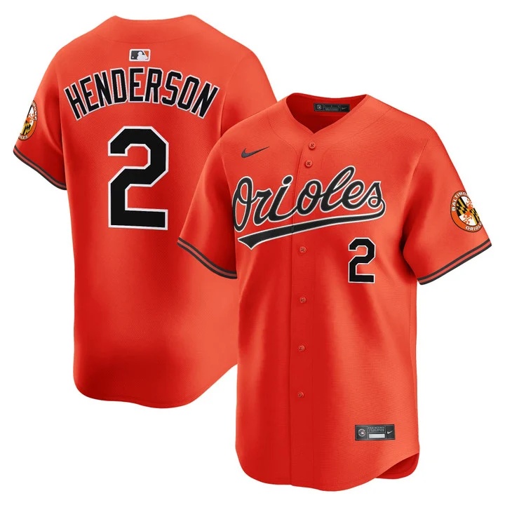 MEN'S BALTIMORE ORIOLES 2026 VAPOR PREMIER LIMITED JERSEY ORANGE#2 GUNNAR HENDERSON