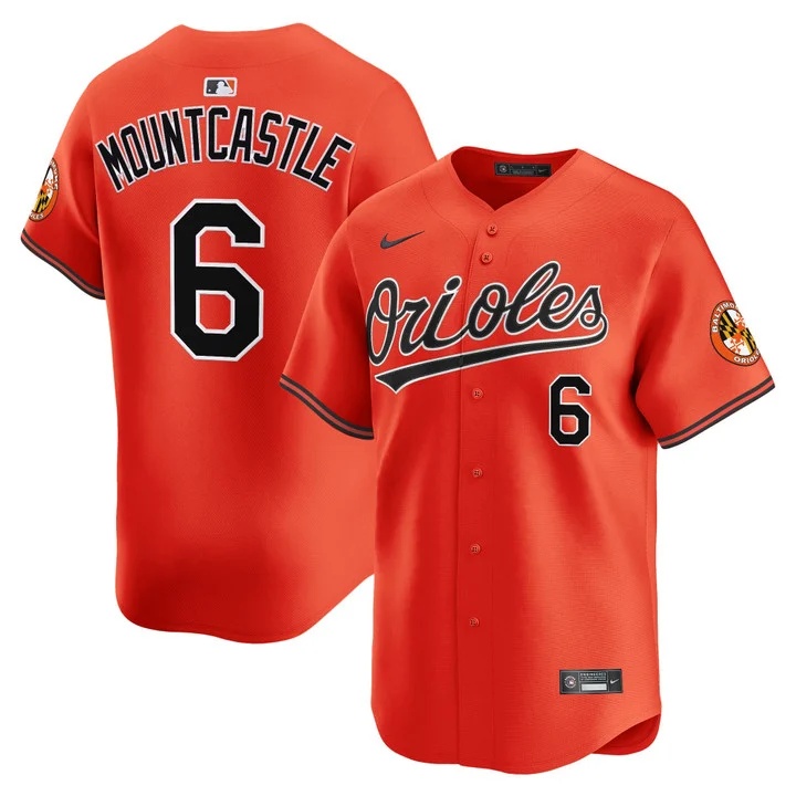 MEN'S BALTIMORE ORIOLES 2026 VAPOR PREMIER LIMITED JERSEY ORANGE#6 RYAN MOUNTCASTLE