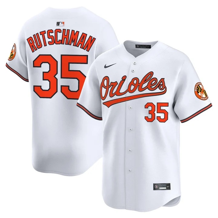 MEN'S BALTIMORE ORIOLES 2026 VAPOR PREMIER LIMITED JERSEY WHITE#35 ADLEY RUTSCHMAN