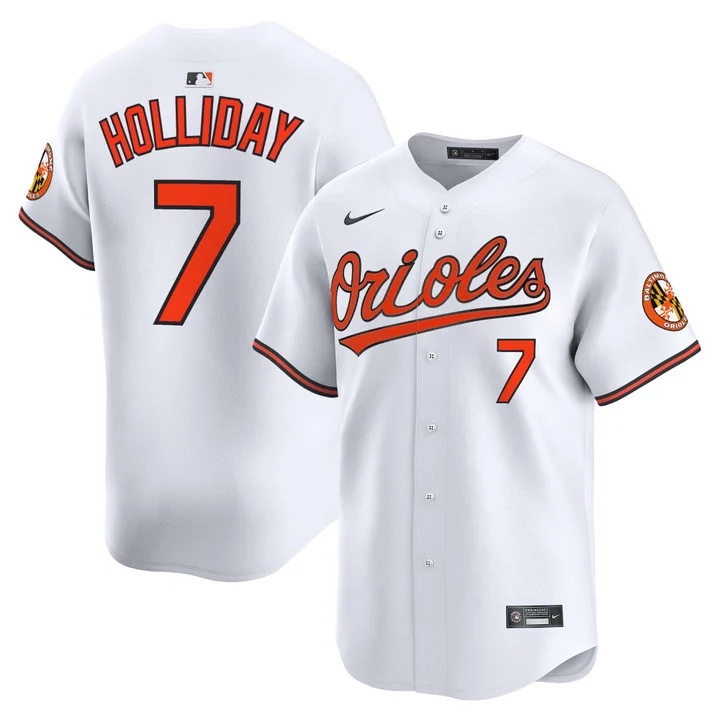 MEN'S BALTIMORE ORIOLES 2026 VAPOR PREMIER LIMITED JERSEY WHITE#7 JACKSON HOLLIDAY