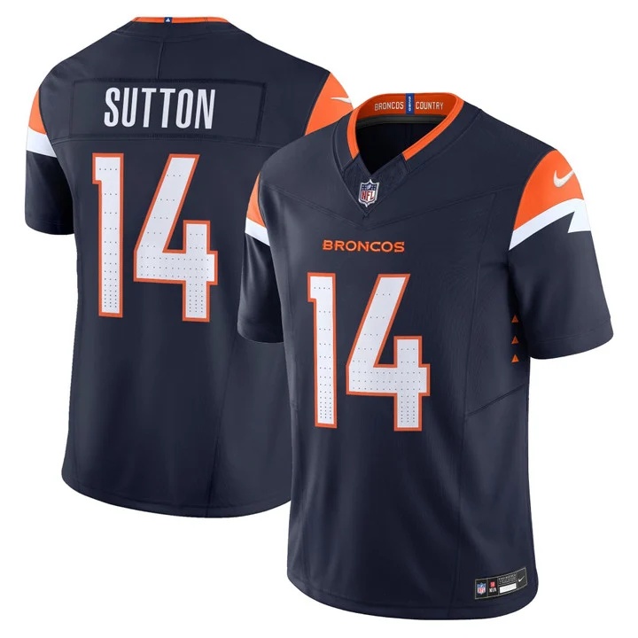 MEN'S DENVER BRONCOS 2026 VAPOR LIMITED JERSEY NAVY#14 COURTLAND SUTTON