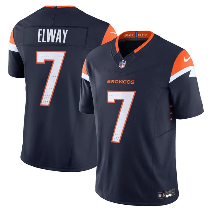 MEN'S DENVER BRONCOS 2026 VAPOR LIMITED JERSEY NAVY#7 JOHN ELWAY