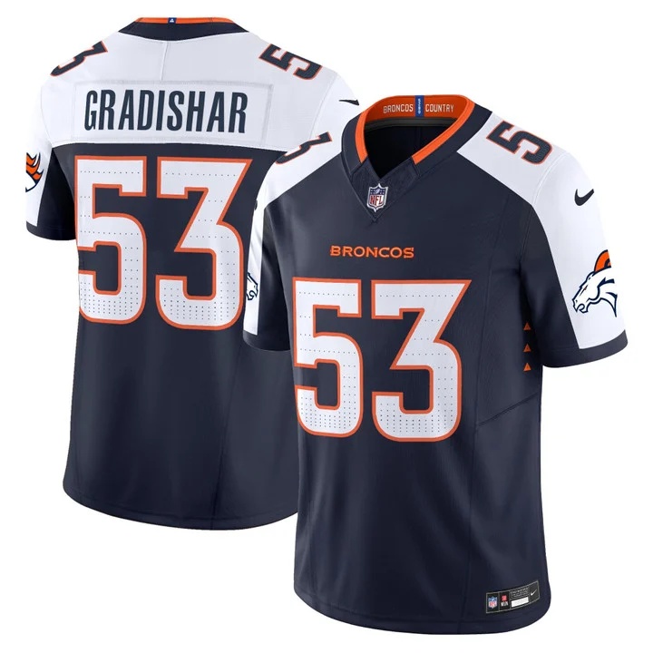 MEN'S DENVER BRONCOS 2026 VAPOR LIMITED JERSEY NAVY ALTERNATE#53 RANDY GRADISHAR