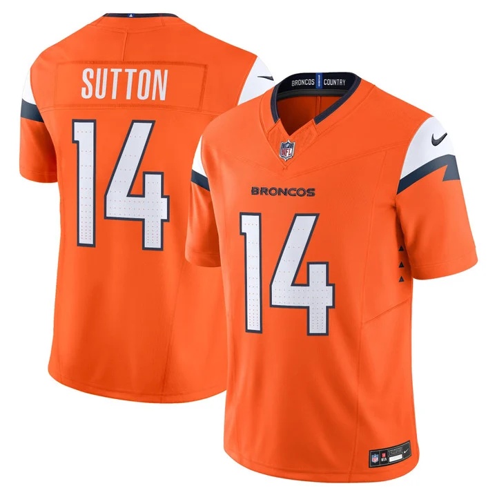 MEN'S DENVER BRONCOS 2026 VAPOR LIMITED JERSEY ORANGE#14 COURTLAND SUTTON