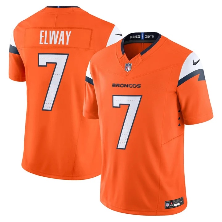 MEN'S DENVER BRONCOS 2026 VAPOR LIMITED JERSEY ORANGE#7 JOHN ELWAY