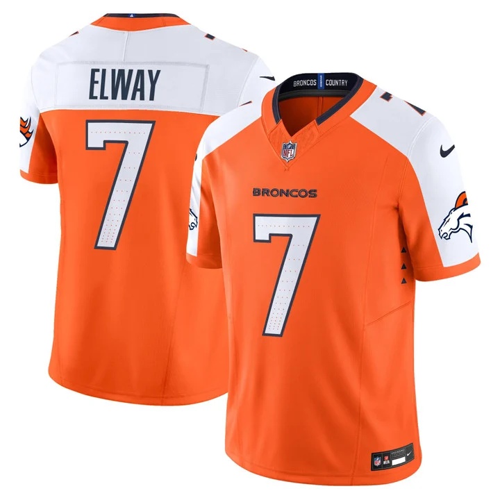 MEN'S DENVER BRONCOS 2026 VAPOR LIMITED JERSEY ORANGE ALTERNATE#7 JOHN ELWAY