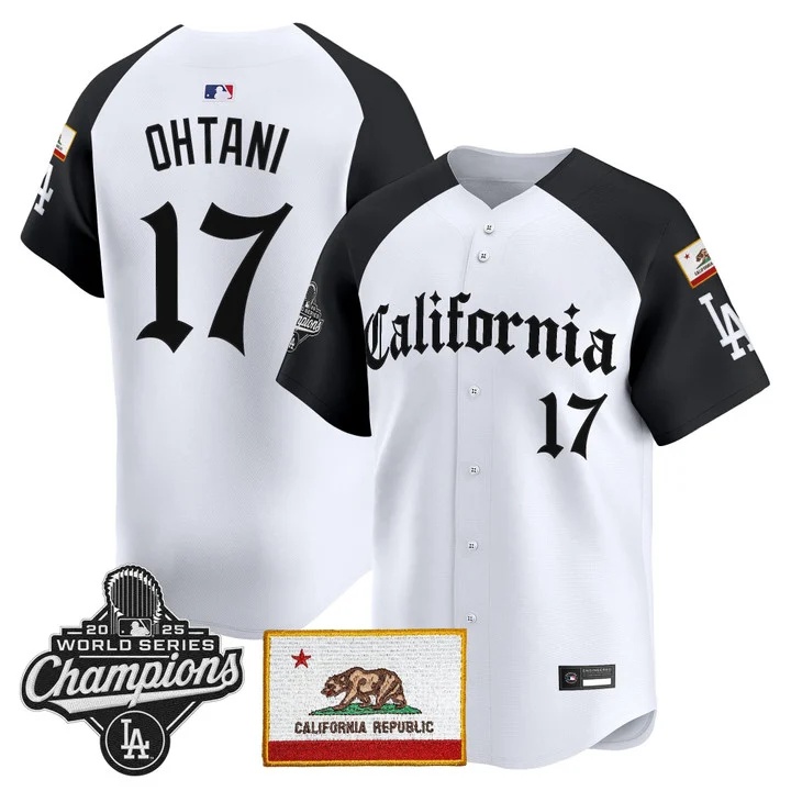 MEN'S LOS ANGELES DODGERS CALIFORNIA GOTHIC EDITION VAPOR PREMIER LIMITED JERSEY ALTERNATE#17 SHOHEI OHTANI