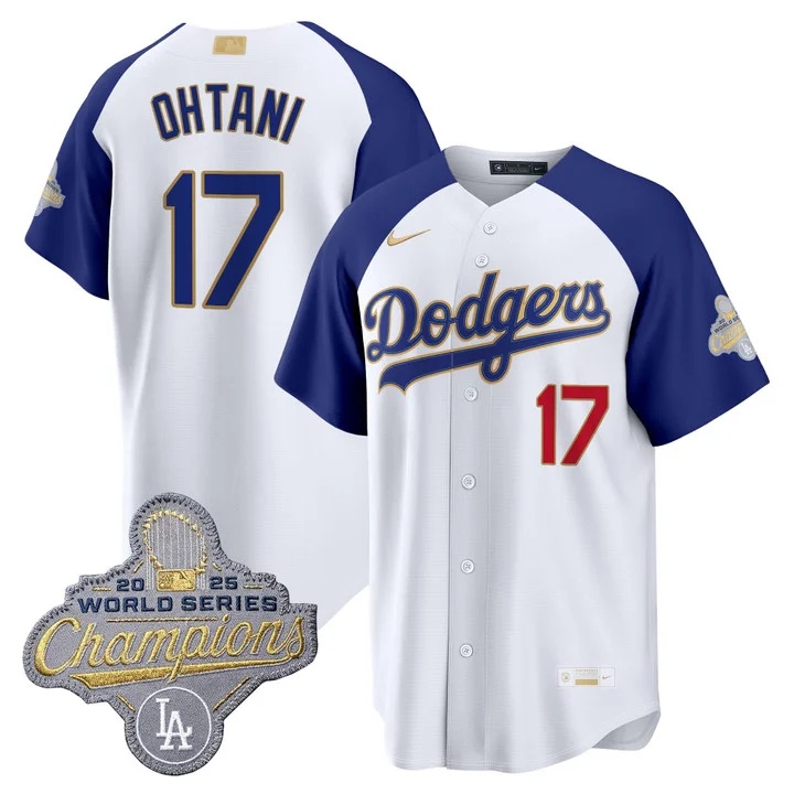 MEN'S LOS ANGELES DODGERS GOLD COLLECTION PREMIER LIMITED JERSEY WHITE ALTERNATE#17 SHOHEI OHTANI
