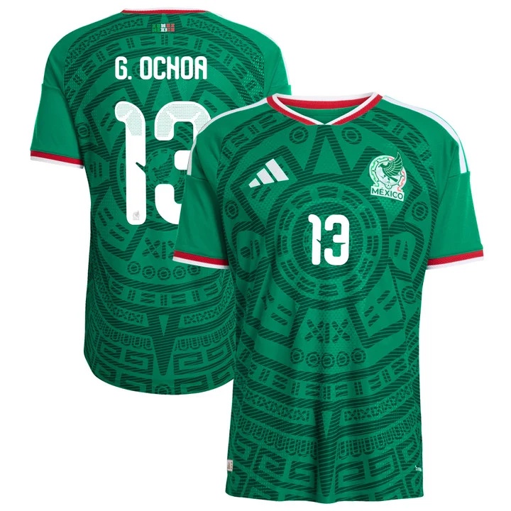 MEN'S MEXICO 2026 NATIONAL TEAM JERSEY GREEN#13 GUILLERMO OCHOA