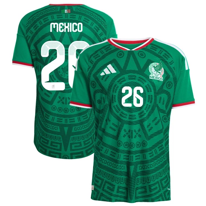MEN'S MEXICO 2026 NATIONAL TEAM JERSEY GREEN#26 MEXICO