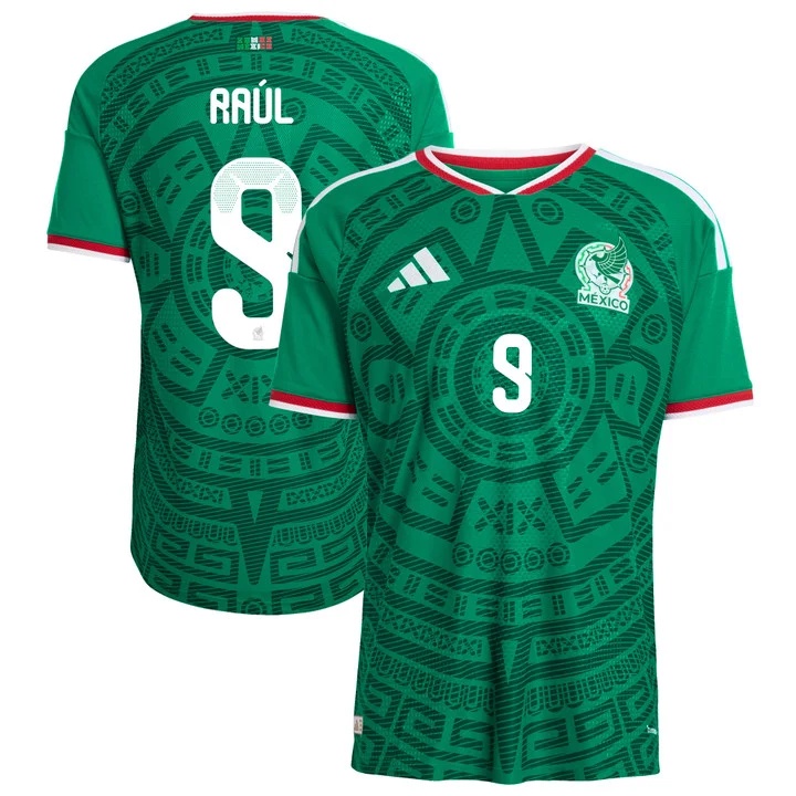 MEN'S MEXICO 2026 NATIONAL TEAM JERSEY GREEN#9 RAUL JIMENEZ