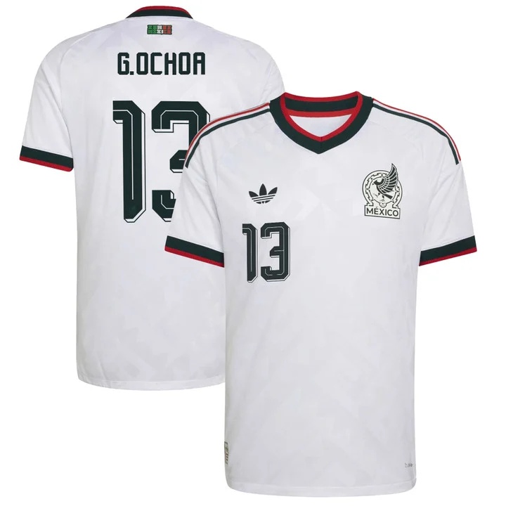 MEN'S MEXICO 2026 NATIONAL TEAM JERSEY WHITE#13 GUILLERMO OCHOA