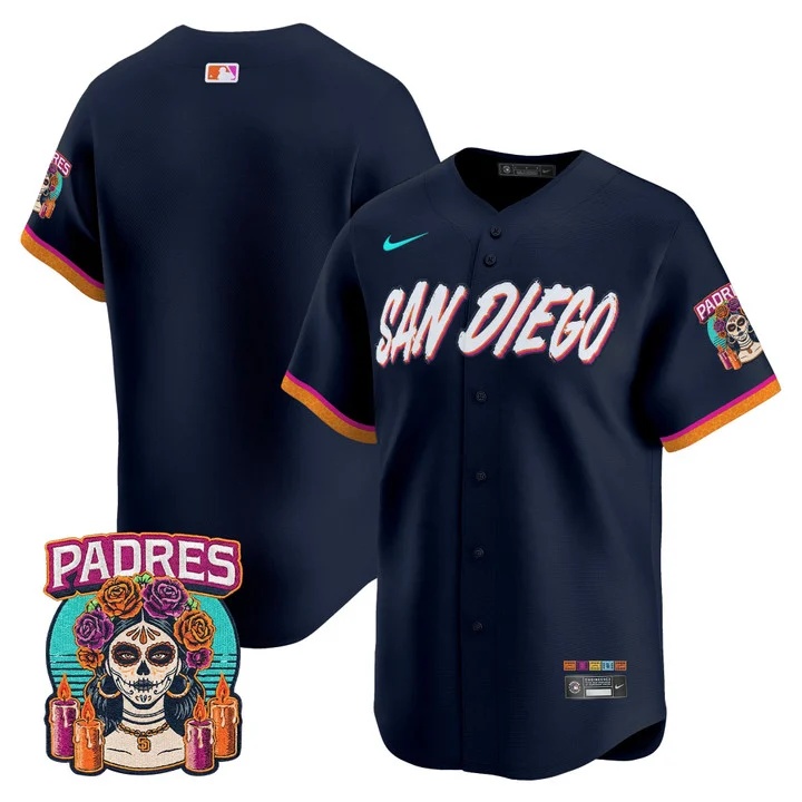 MEN'S SAN DIEGO PADRES 2026 CITY CONNECT VAPOR PREMIER LIMITED JERSEY CITY CONNECT  BLANK