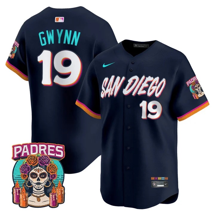 MEN'S SAN DIEGO PADRES 2026 CITY CONNECT VAPOR PREMIER LIMITED JERSEY CITY CONNECT#19 TONY GWYNN