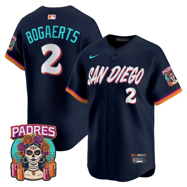 MEN'S SAN DIEGO PADRES 2026 CITY CONNECT VAPOR PREMIER LIMITED JERSEY CITY CONNECT#2 XANDER BOGAERTS