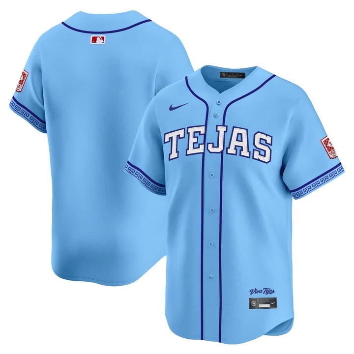 MEN'S TEXAS RANGERS 2026 CITY CONNECT VAPOR PREMIER LIMITED JERSEY BLUE BLANK
