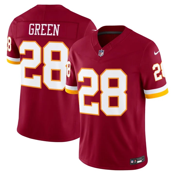 MEN'S WASHINGTON COMMANDERS THROWBACK VAPOR LIMITED JERSEY BURGUNDY#28 DARRELL GREEN