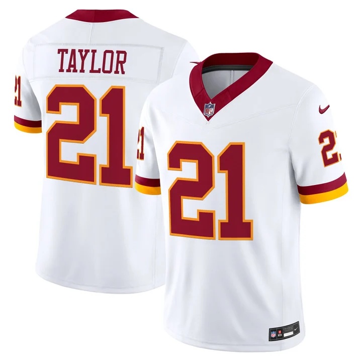 MEN'S WASHINGTON COMMANDERS THROWBACK VAPOR LIMITED JERSEY WHITE#21 SEAN TAYLOR