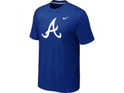 MLB Atlanta Braves Heathered NEW Blue Blended T-Shirt