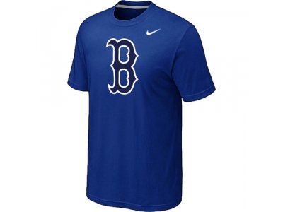 MLB Boston Red Sox Heathered NEW Blue Blended T-Shirt