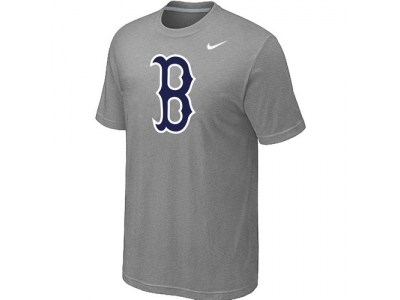 MLB Boston Red Sox Heathered NEW L.Grey Blended T-Shirt