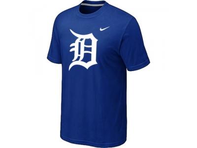 MLB Detroit Tigers Heathered Blue NEW Blended T-Shirt