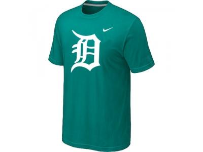 MLB Detroit Tigers Heathered Green NEW Blended T-Shirt