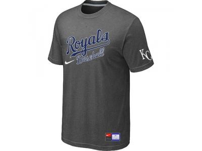 MLB Kansas City Royals D.Grey NEW Short Sleeve Practice T-Shirt