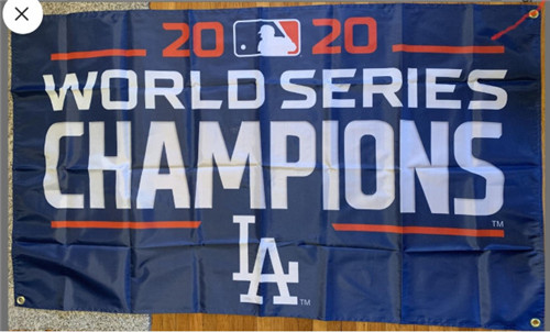 MLB LA Dodgers 2020 Champions Flag