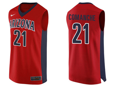 Male Arizona Wildcats Navy Chance Comanche College Basketball Jersey