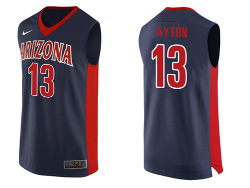 Male Arizona Wildcats Navy DeAndre Ayton College Basketball Jersey