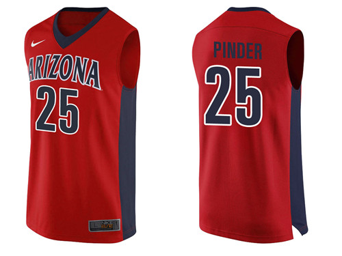 Male Arizona Wildcats Navy Keanu Pinder College Basketball Jersey