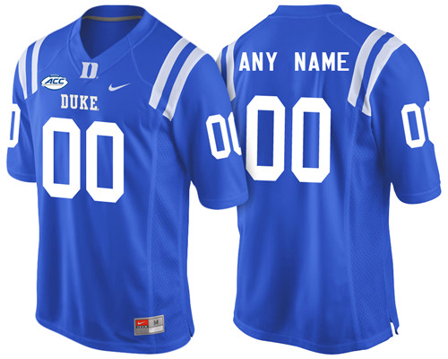 Male Duke Blue Devils Royal Custom College Football Jersey