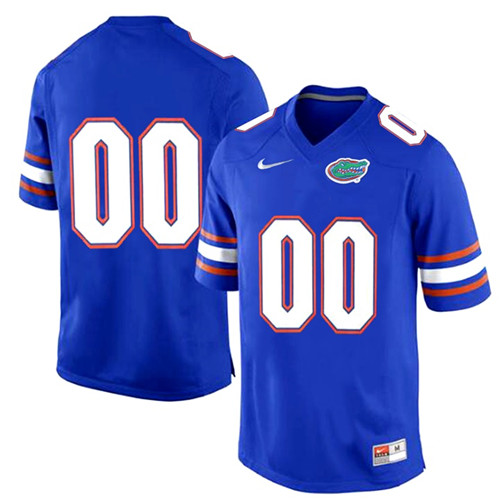Male Florida Gators Royal Blue Custom Jerseys