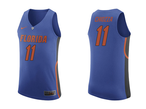 Male Florida Gators Royal Chris Chiozza College Basketball Jersey