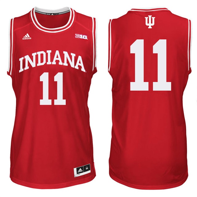 Male Indiana Hoosiers Red Isiah Thomas College Basketball Jersey1
